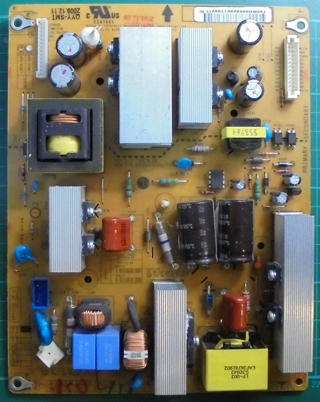 LG EAY58582801 POWER SUPPLY BOARD FOR 32LH30 AND OTHER MODELS